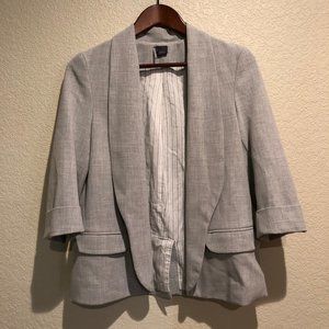 Sparkle & Fade UO Gray Blazer 3/4 Sleeves | M